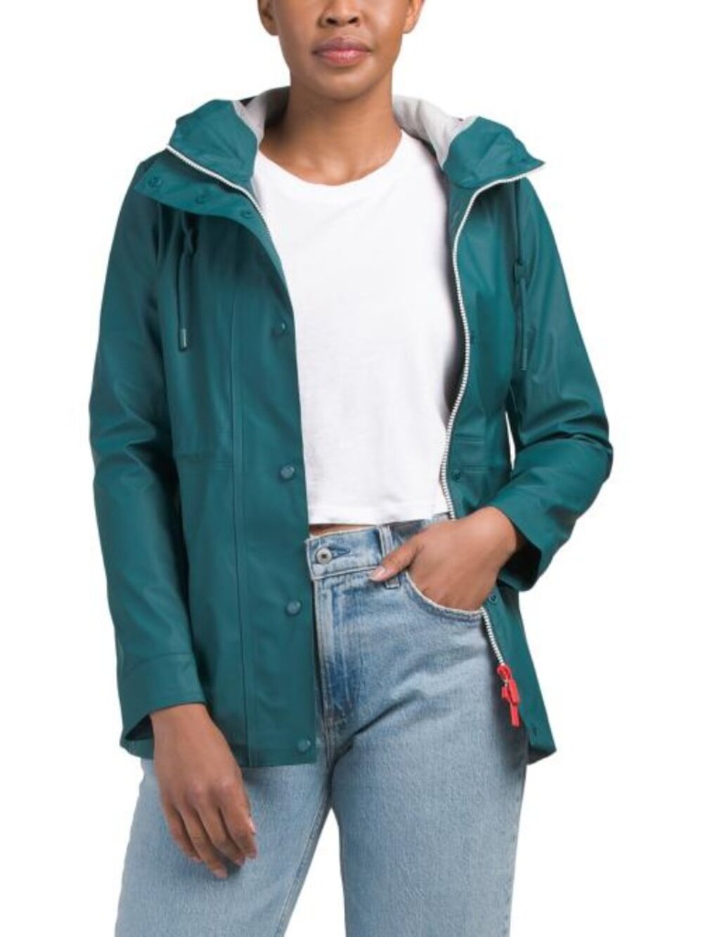HUNTER Rubberized Short Rain Jacket